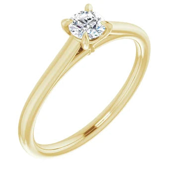0.25ct Round Brilliant Cut Lab Grown Diamond Engagement Ring Solitaire