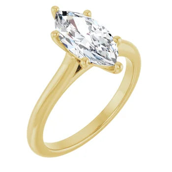 1.41ct Round Brilliant Cut Lab Grown Diamond Engagement Ring Solitaire