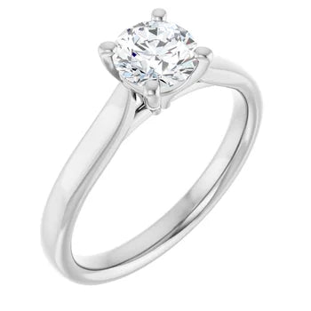 0.75ct Round Brilliant Cut Lab Grown Diamond Engagement Ring Solitaire