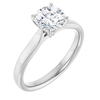 1.00ct Round Brilliant Cut Lab Grown Diamond Engagement Ring Solitaire