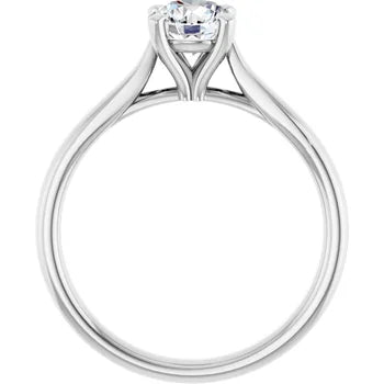 0.75ct Round Brilliant Cut Lab Grown Diamond Engagement Ring Solitaire