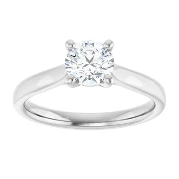 0.75ct Round Brilliant Cut Lab Grown Diamond Engagement Ring Solitaire