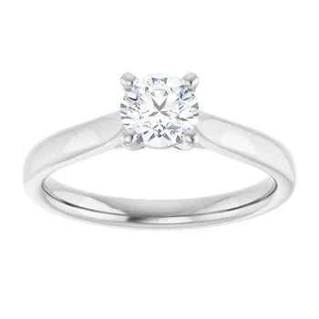 0.50ct Round Brilliant Cut Lab Grown Diamond Engagement Ring Solitaire