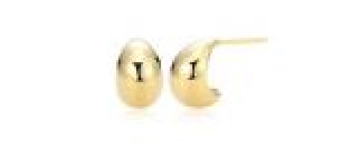 Sterling silver and gold plated REIGN curved post earrings