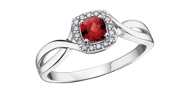 Garnet Ring- Coloured Gemstone