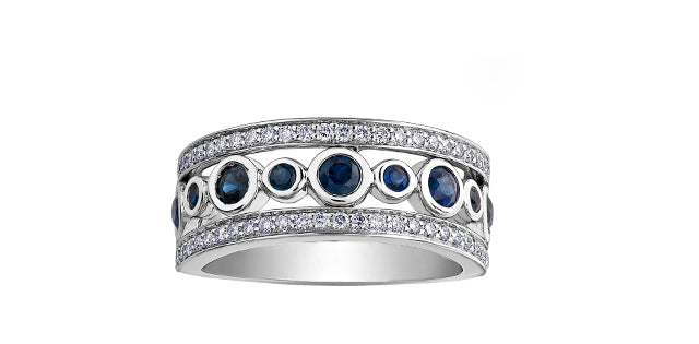 Sapphire & Diamond Dress Ring