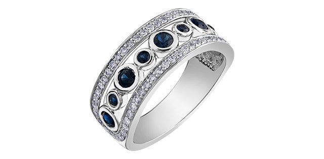 Sapphire & Diamond Dress Ring