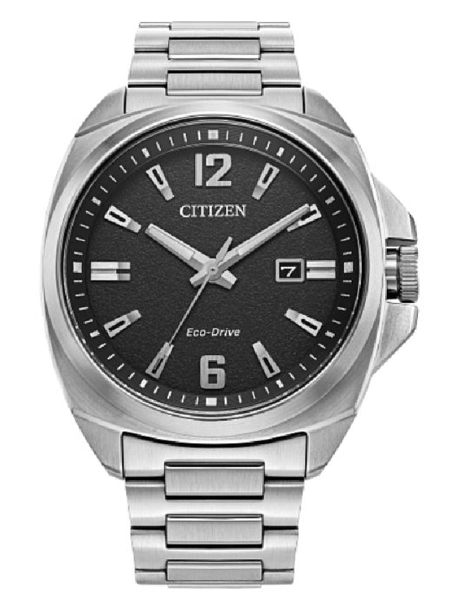 Gent's stainless steel CITIZEN Eco-Drive 'SPORT LUXURY' watch
#AW1720-51E