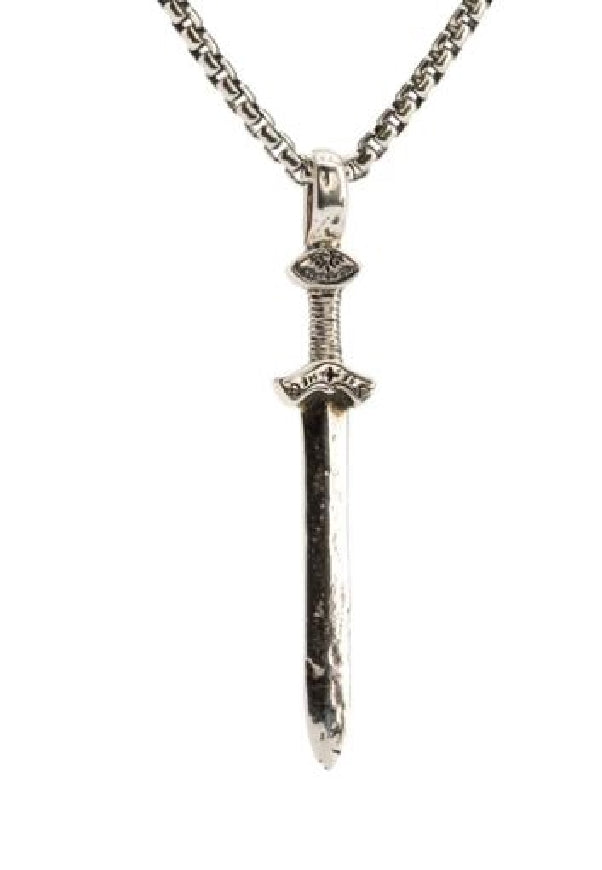 KEITH JACK - Sterling silver 'Viking sword' - Small - on a 22' chain